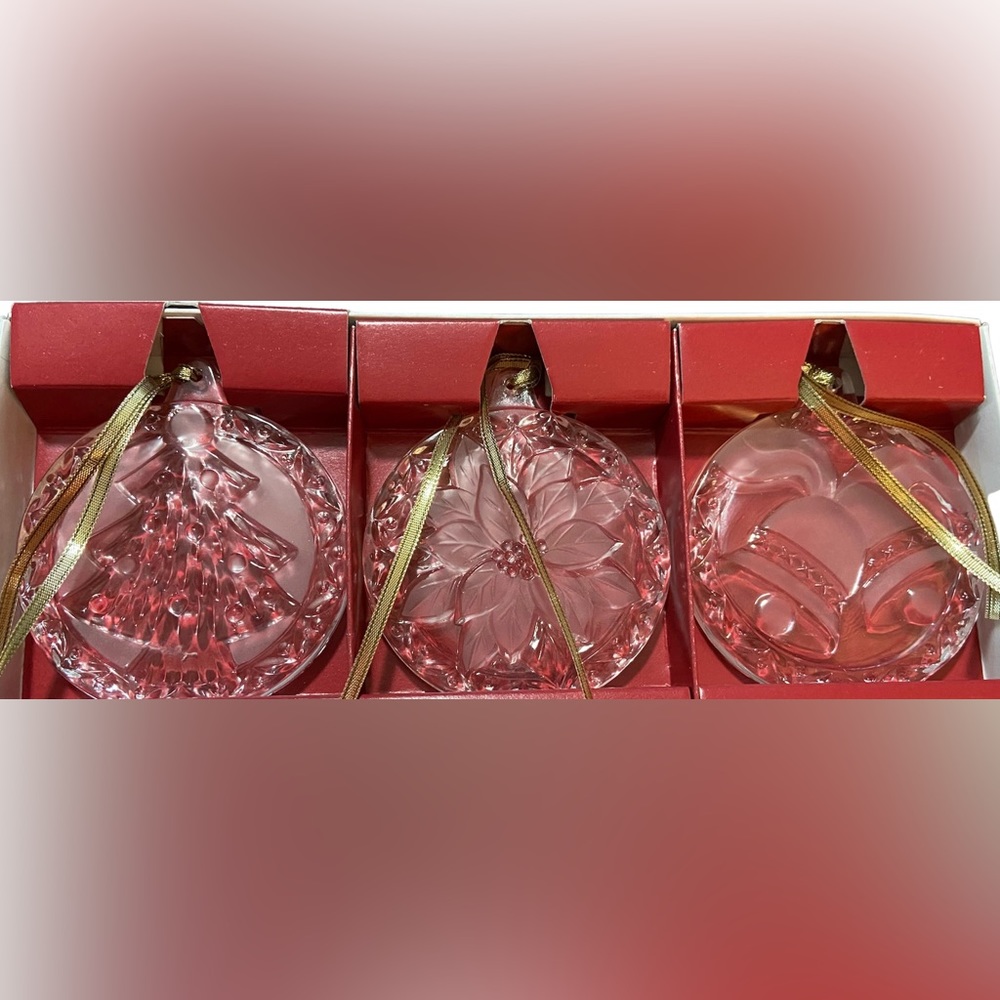 Mikasa holiday themed ornaments